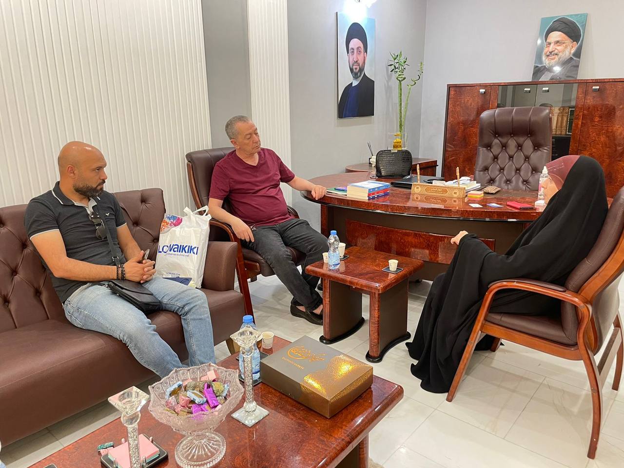 استقبلت رئيسة مؤسسة إنكي للدراسات والبحوث الإعلامي التونسي ومدير قناة تلفزة TV الأستاذ زهير اللطيف